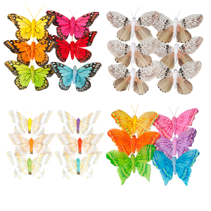 Бабочки на вставке