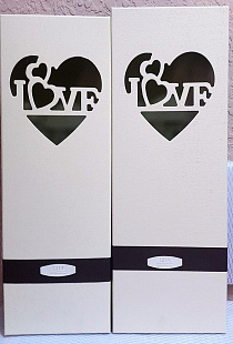 Коробки прямоугольные "Love"